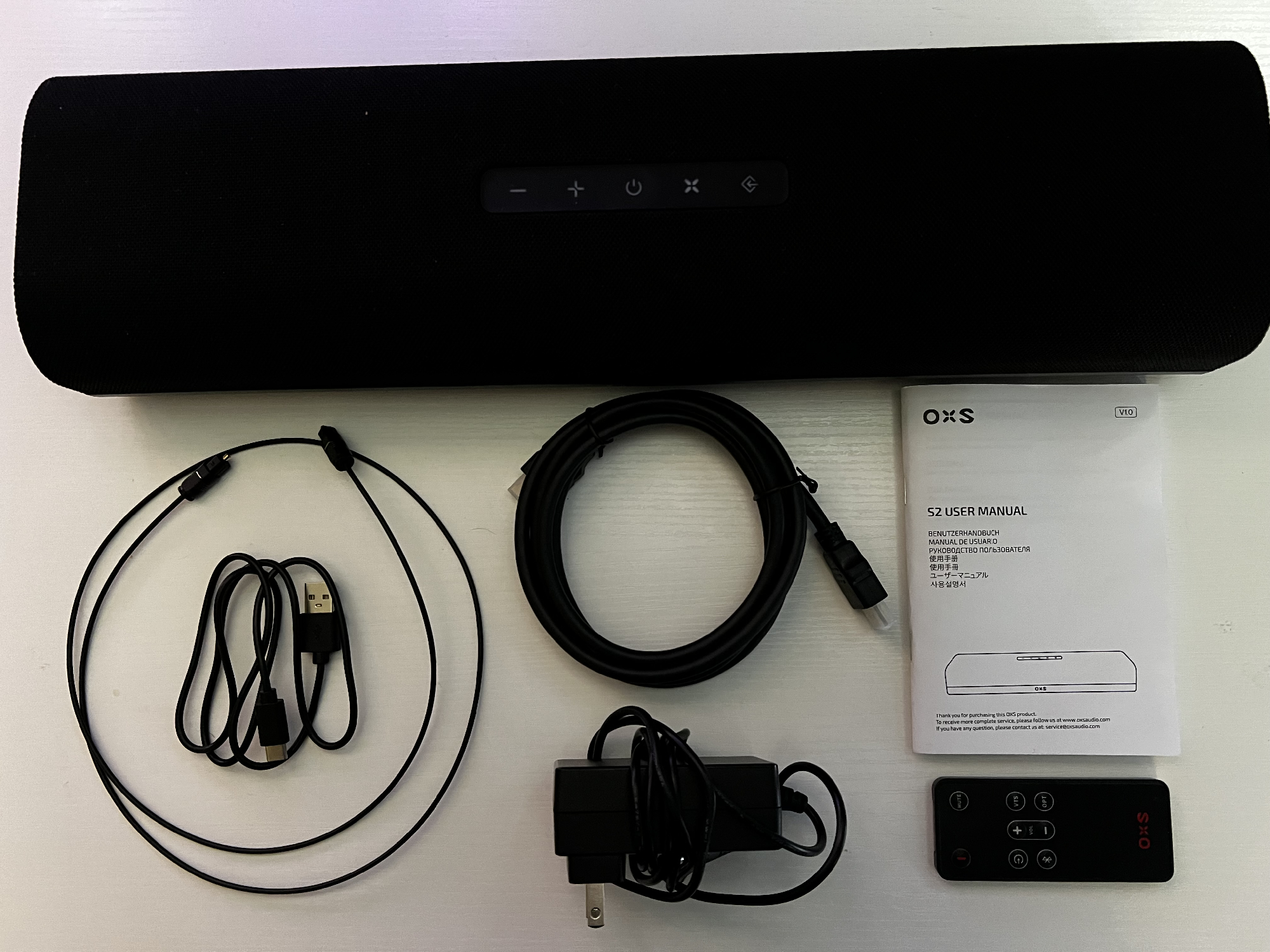 OXS Thunder Lite ce qu'il y a dans la boîte