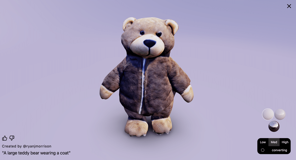 Découvrez Luma Genie — l'outil d'IA qui vous permet de créer un modèle 3D à partir d'une simple invite de texte image-13330