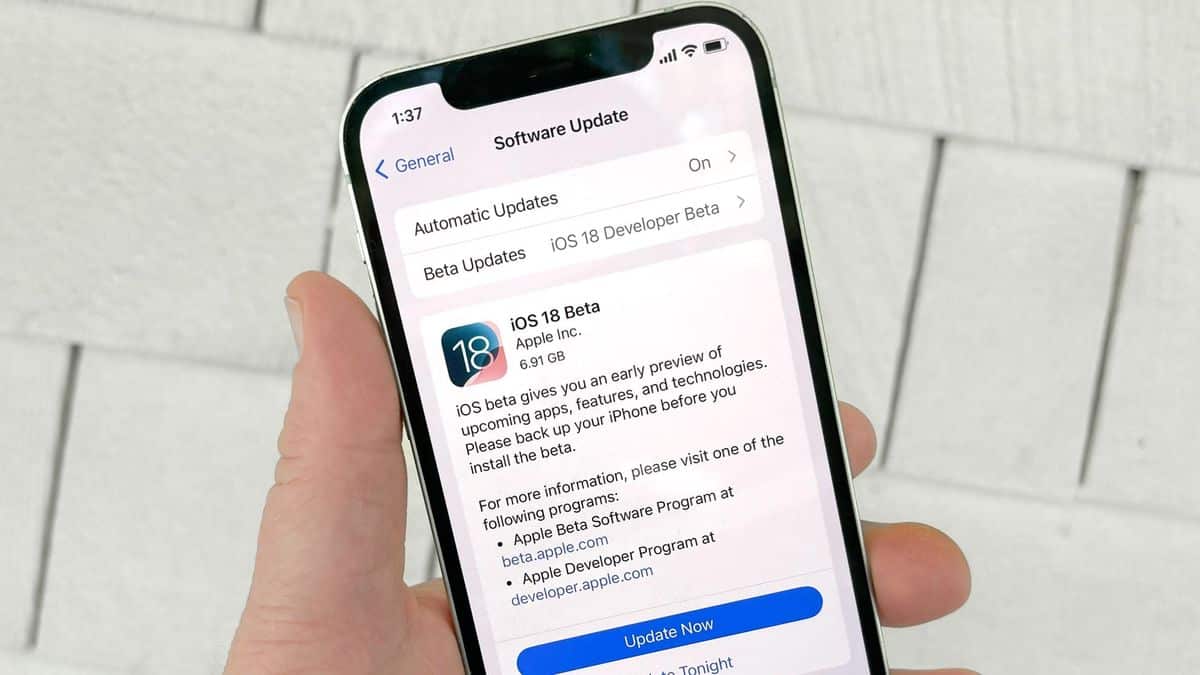 Comment télécharger la version bêta du développeur iOS 18 image-19358