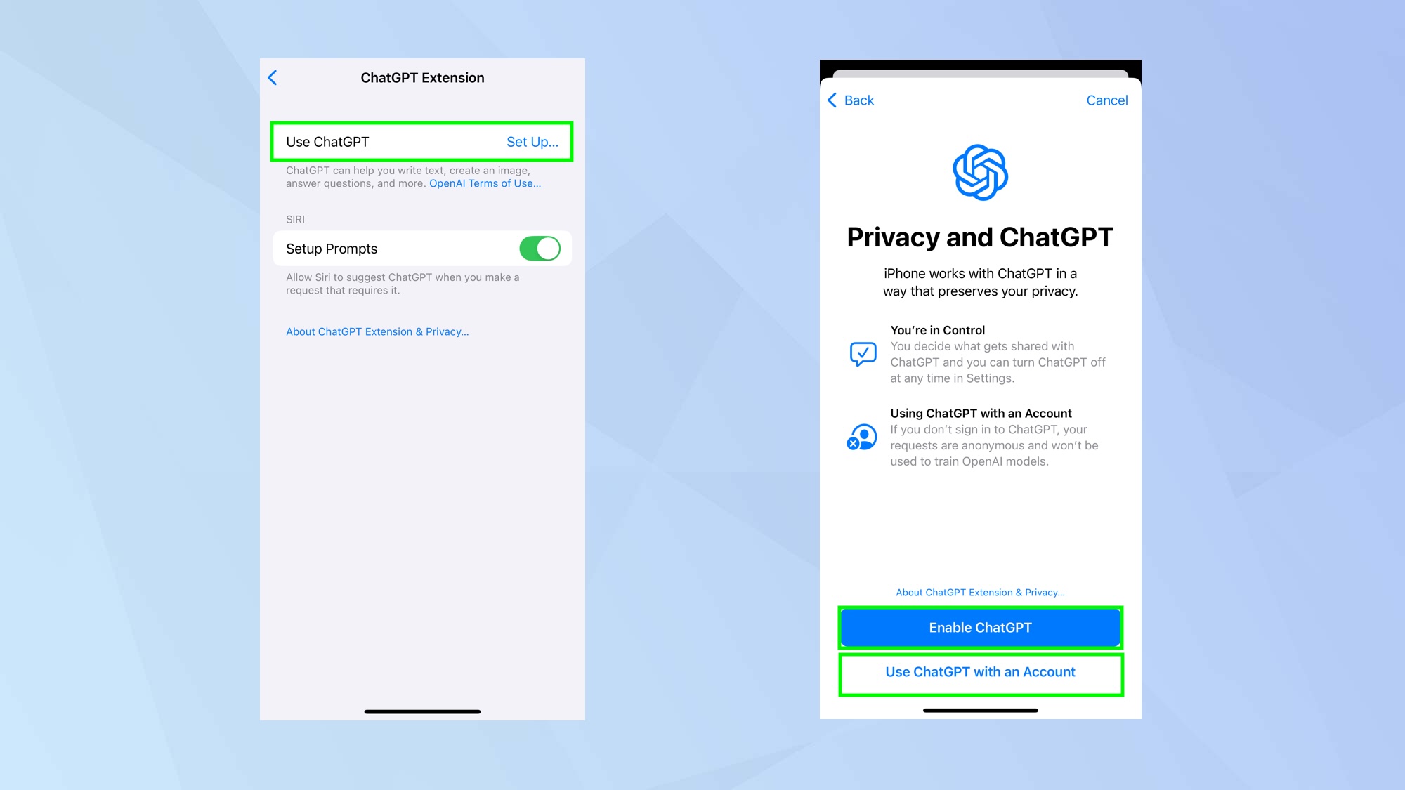 comment diriger toutes vos requêtes Siri vers ChatGPT dans iOS 18.2