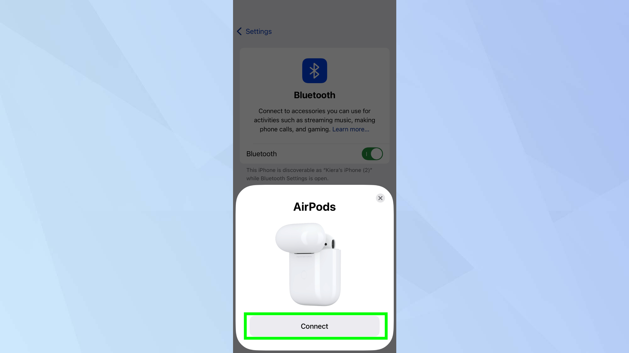 Associer des AirPod à un iPhone