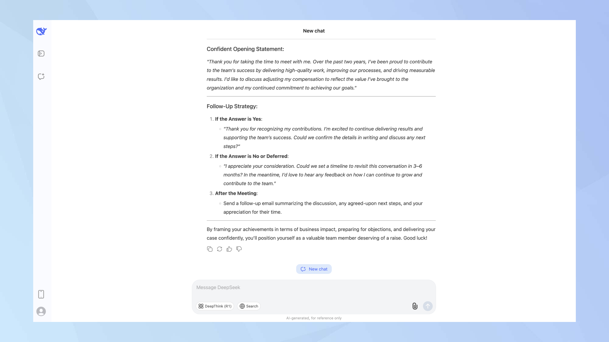 Deepseek Raison invite