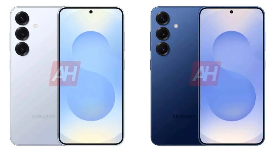 Rendus couleur du Samsung Galaxy S25