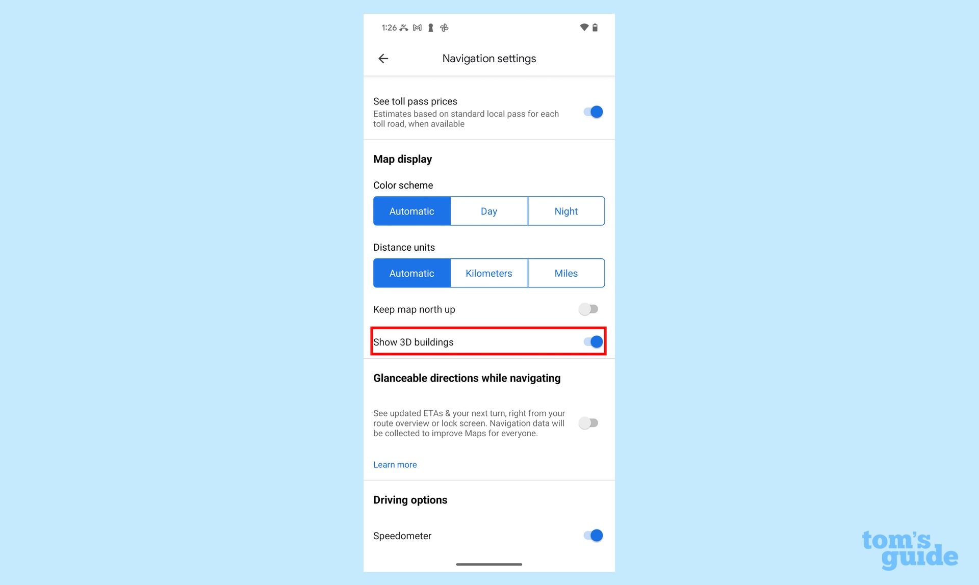 Activer les bâtiments 3D dans Google Maps activer la bascule des bâtiments 3D