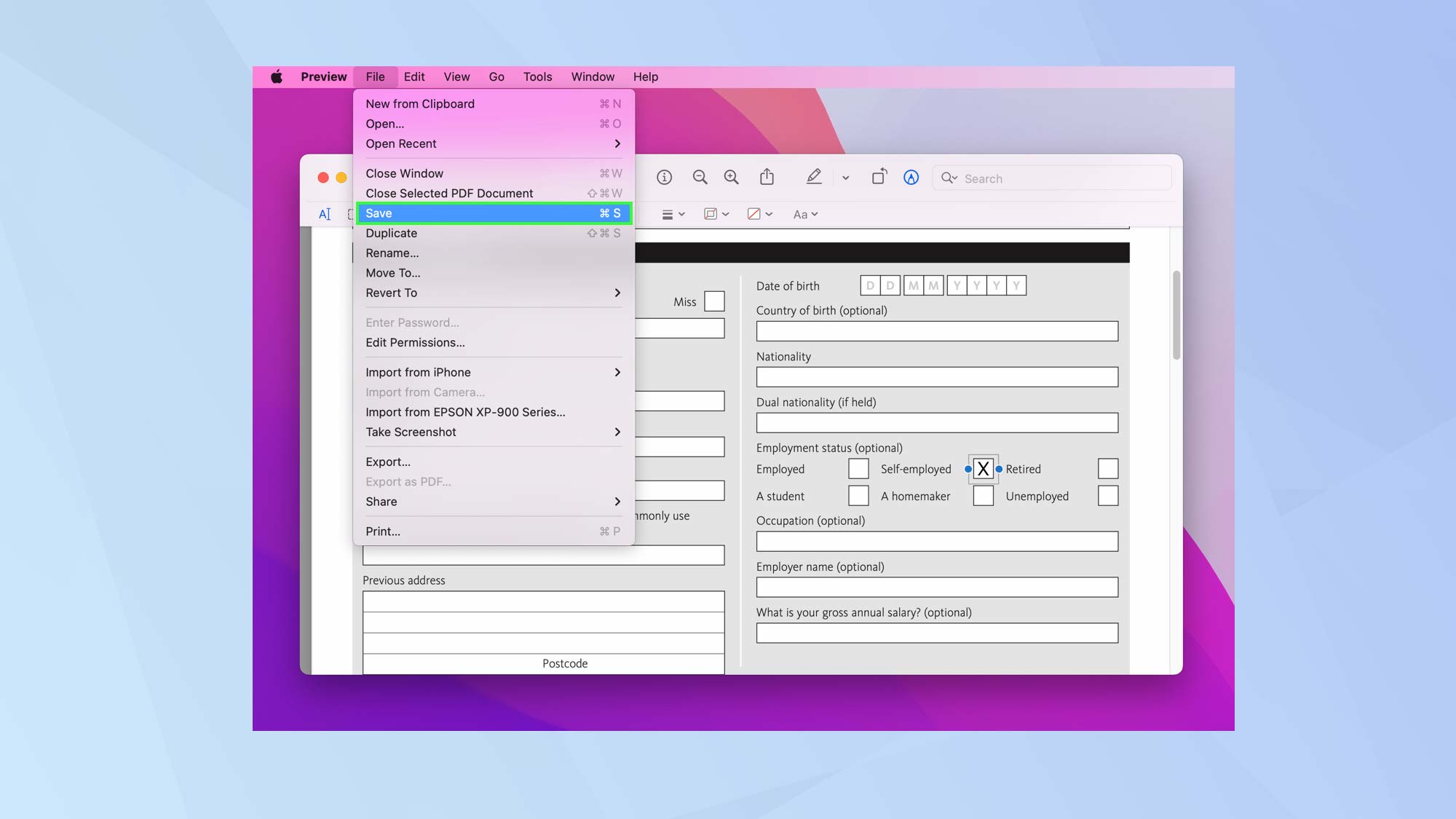 Comment modifier un PDF sur Mac