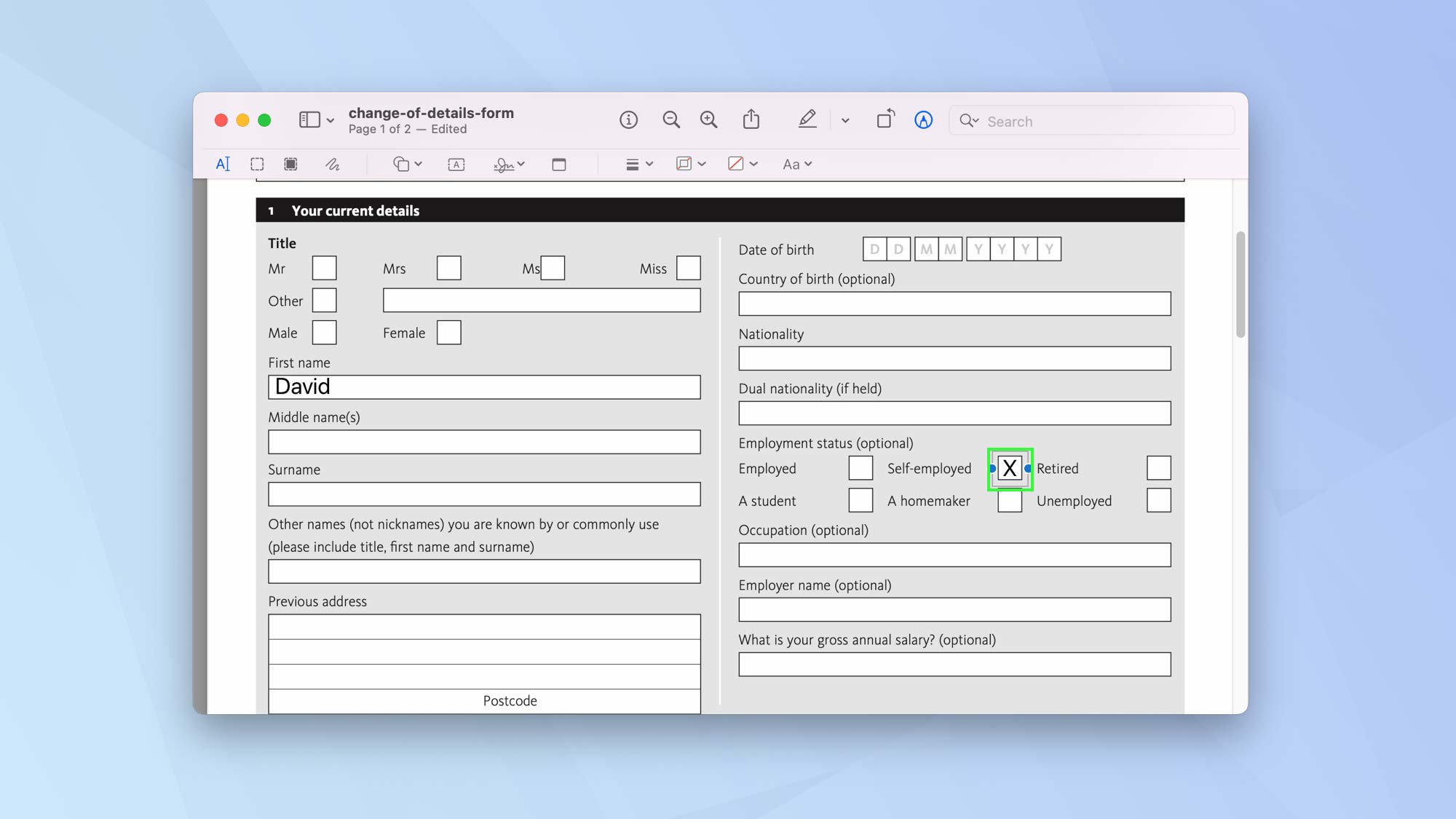 Comment modifier un PDF sur Mac