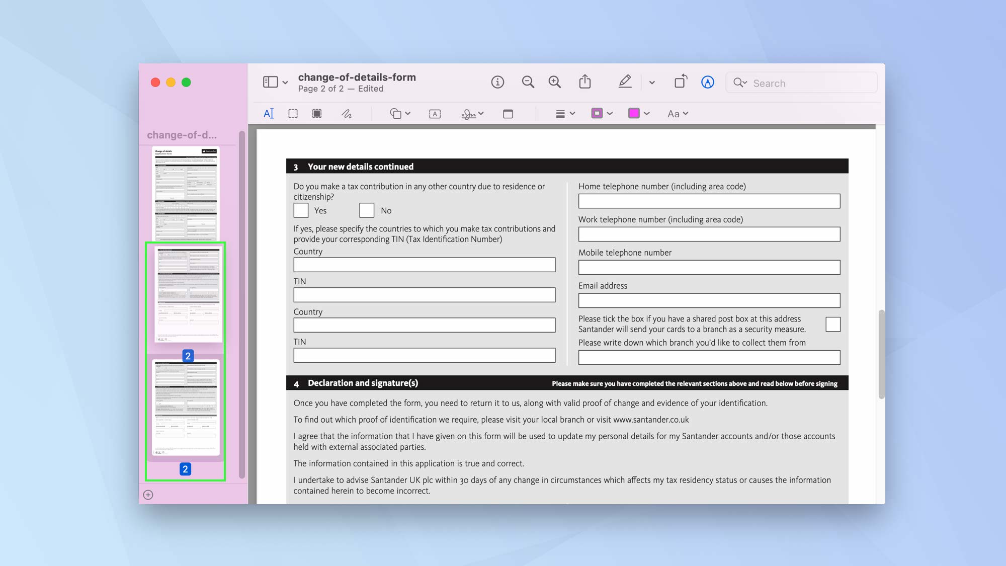 Comment modifier un PDF sur Mac