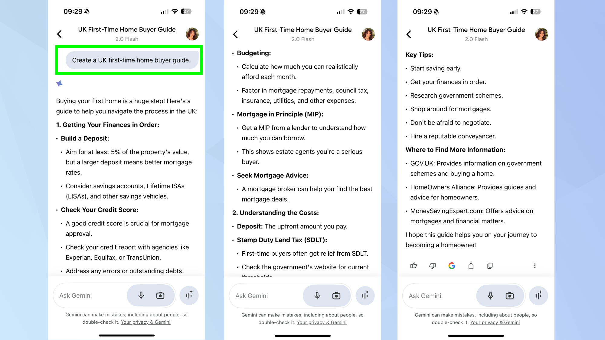 Les Gémeaux obtiennent des guides complets