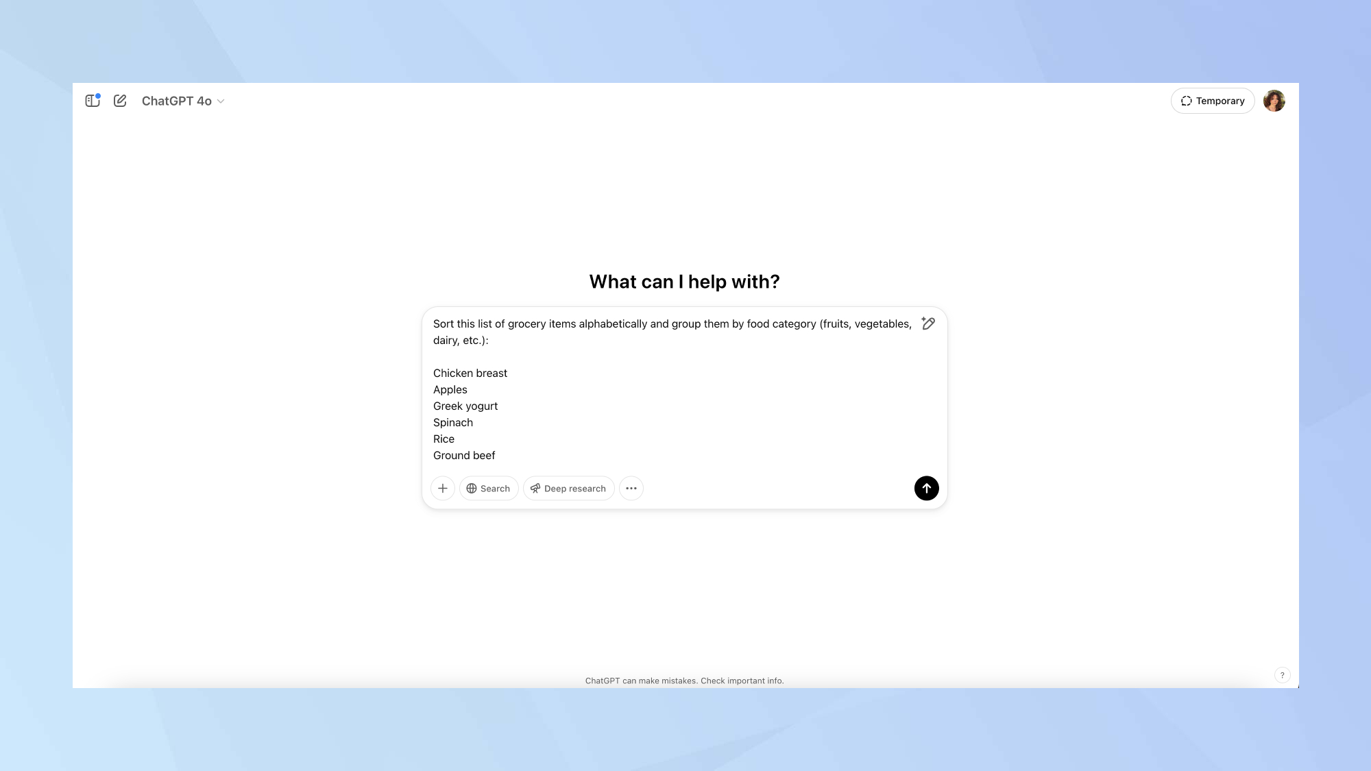 Listes de processus de chat de l'information