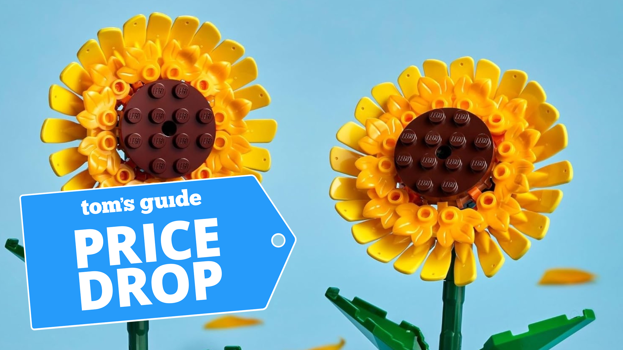 Deux tournesols LEGO