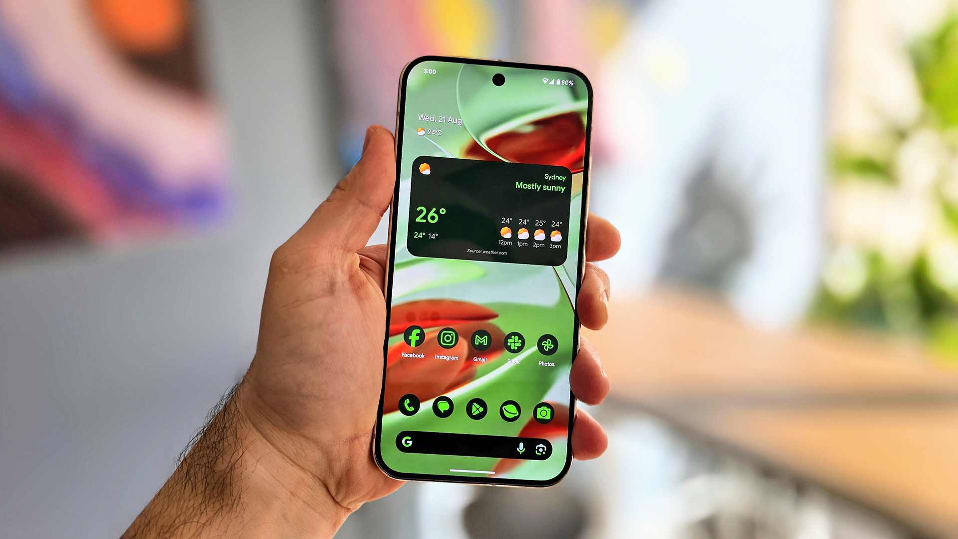 Google Pixel 9 Pro XL à la main