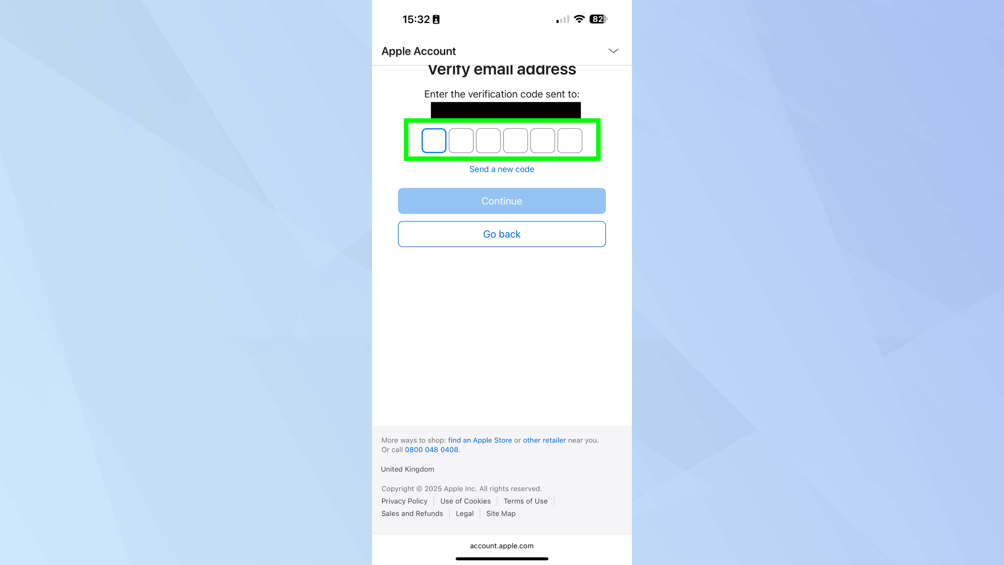 Vérifiez votre compte Apple