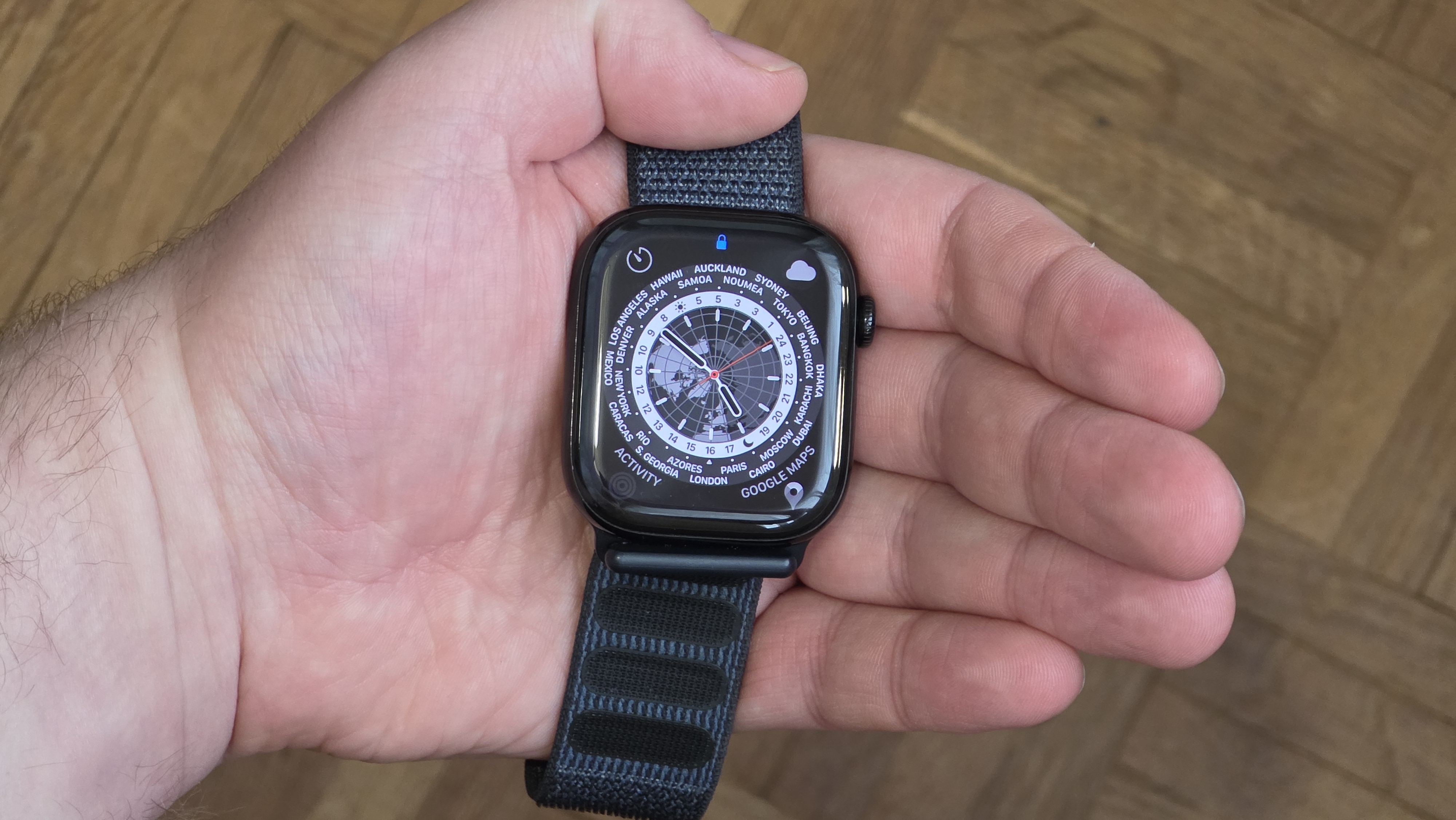 Une Apple Watch capturée avec 5x zoom