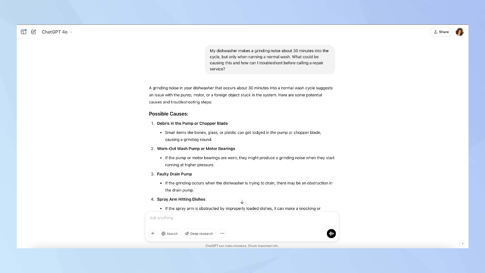 CHATGPT Home Repair Invite