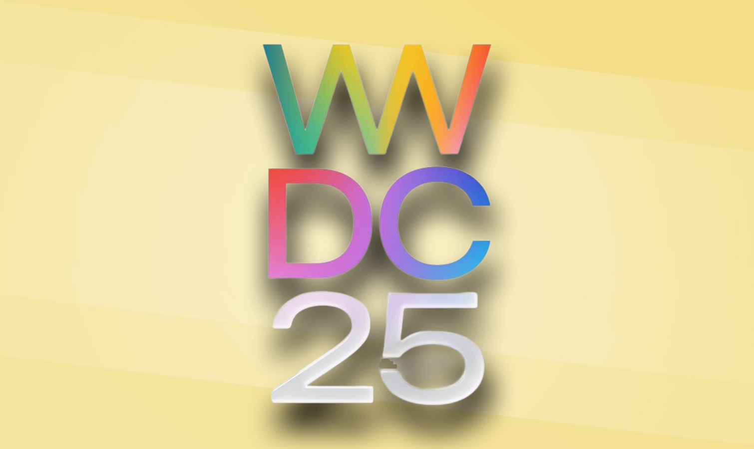 Logo WWDC sur fond jaune