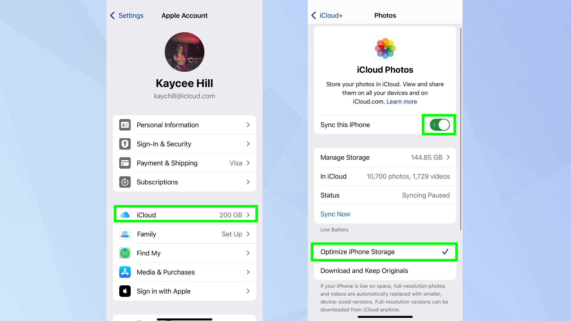 iPhone optimiser le stockage iPhone