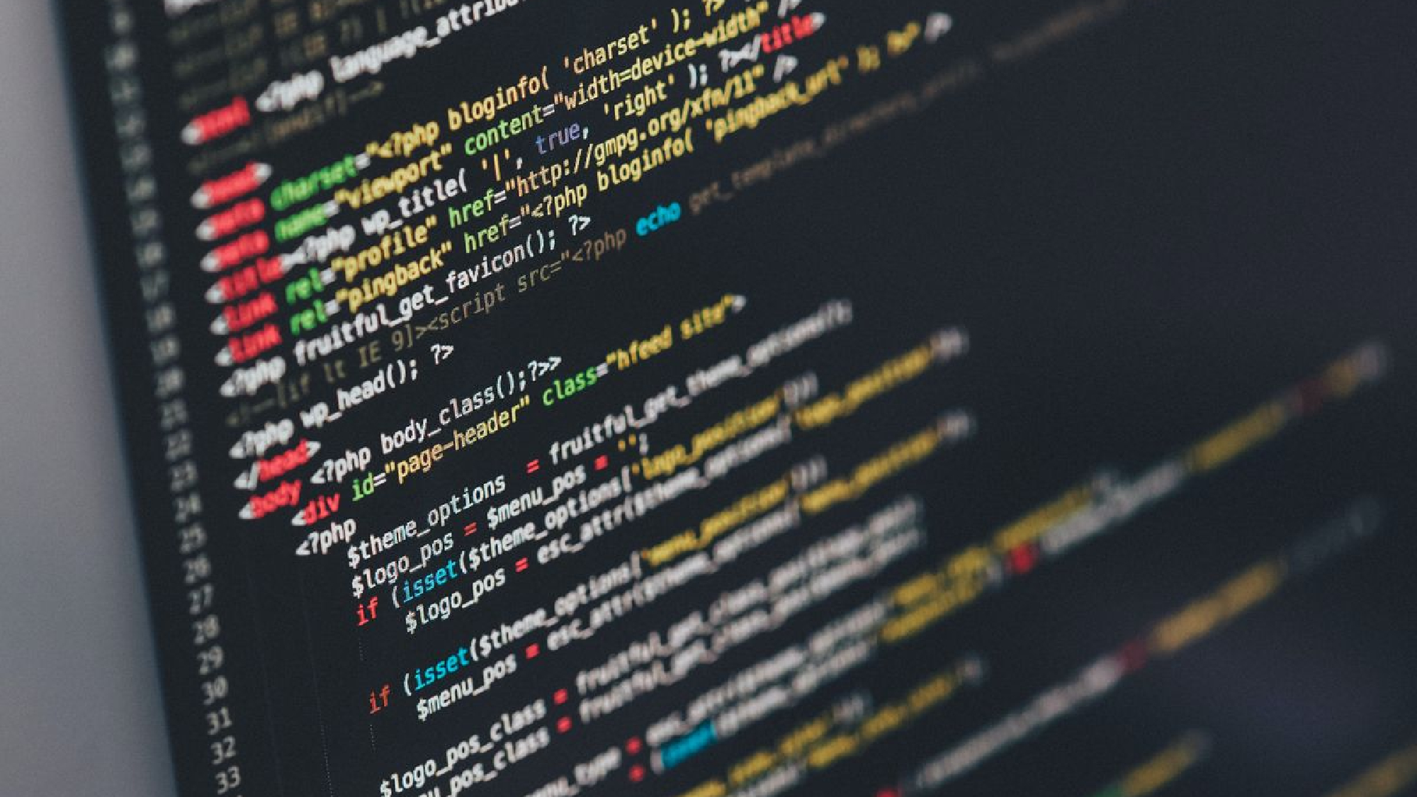 lignes de code java sur un moniteur