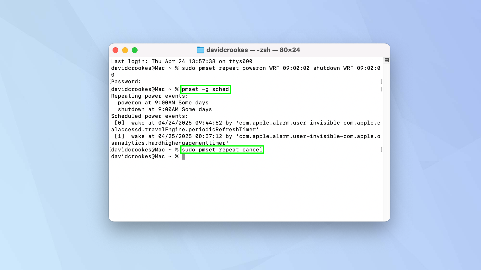 Comment planifier un Mac pour activer et désactiver