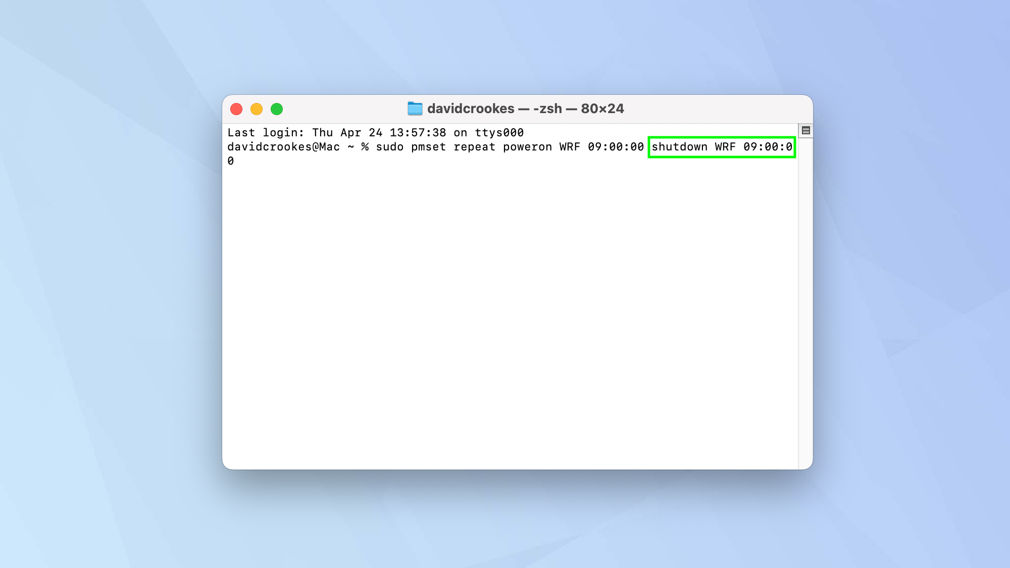 Comment planifier un Mac pour activer et désactiver