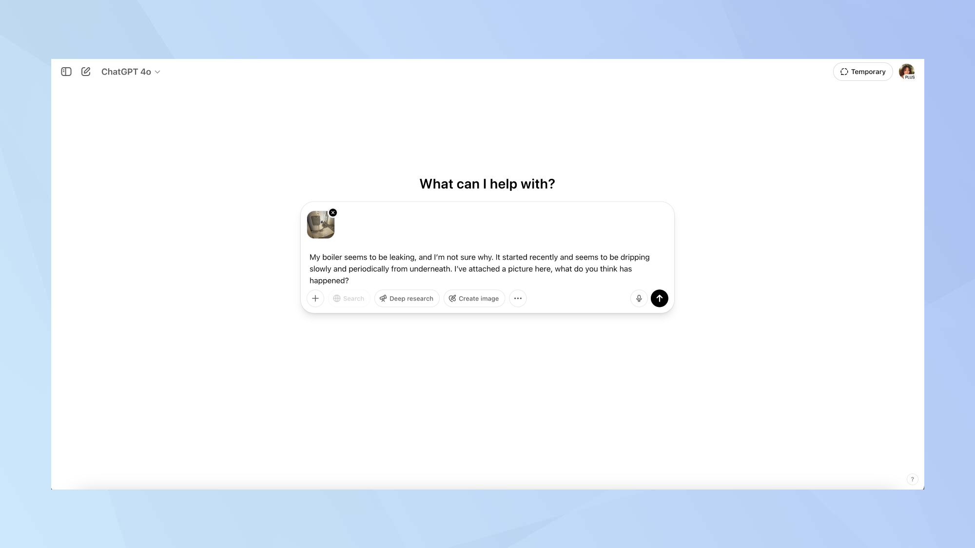 Chatppt dépanner une invite de problème