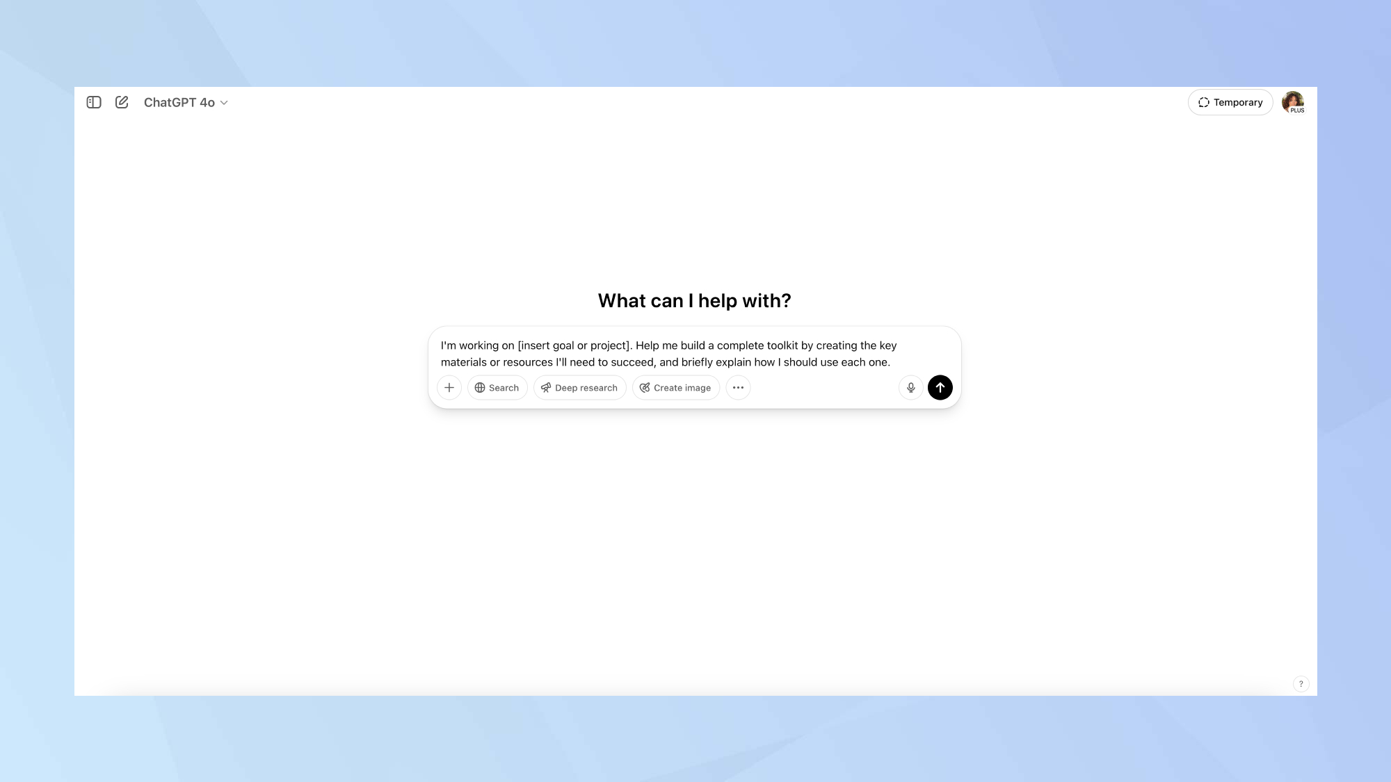 Invite de boîte à outils Chatgpt