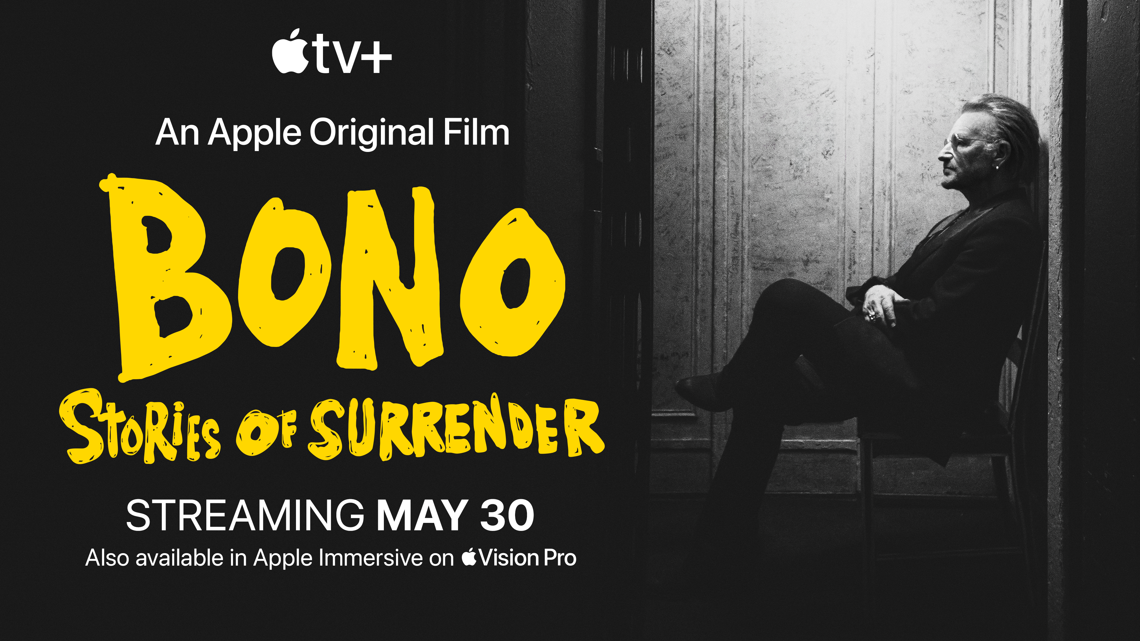 Art clé pour Apple TV Plus ' "Bono: histoires de reddition"
