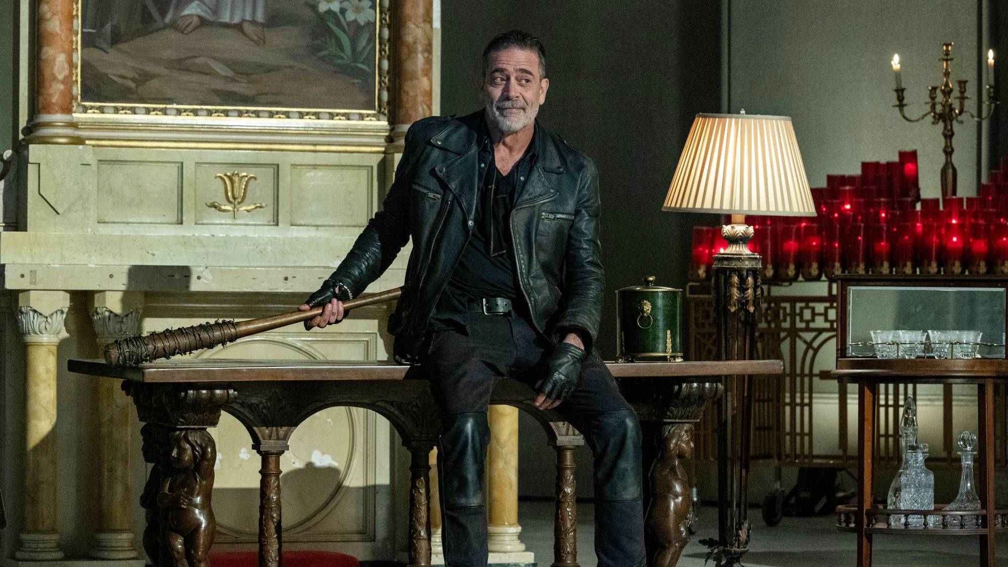 Jeffrey Dean Morgan en tant que Negan