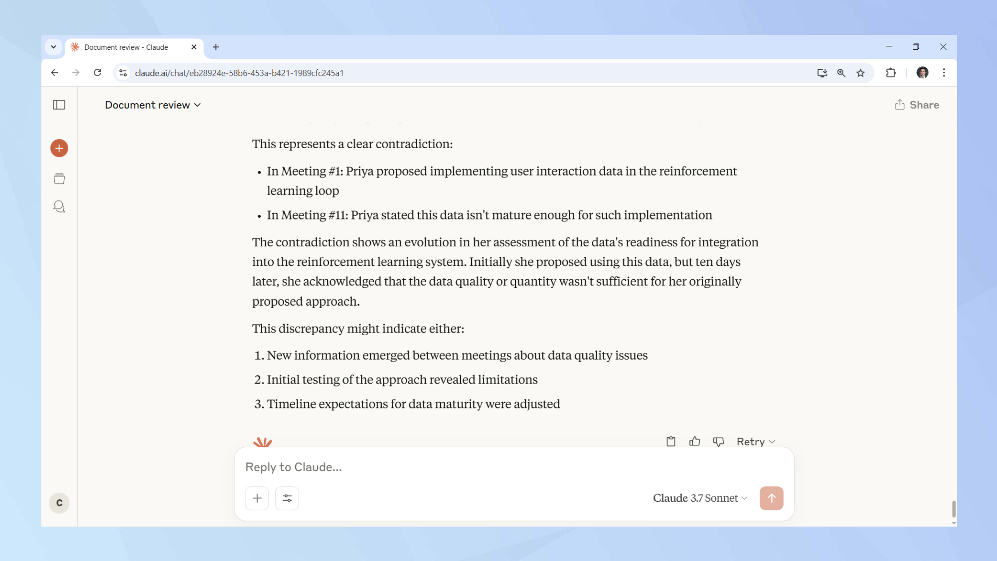 Claude Document Review Invite