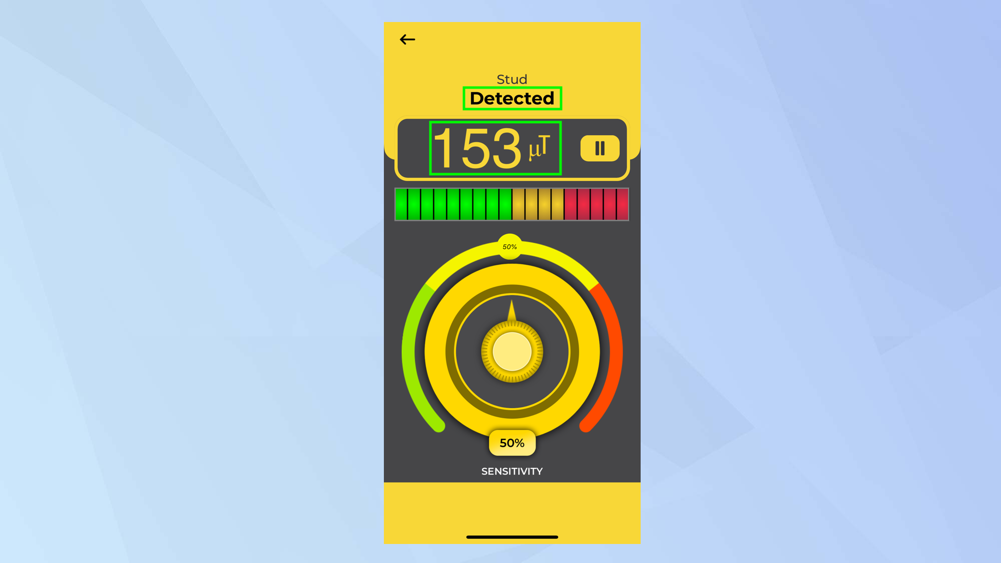 Comment détecter les murs de goujon à l'aide de votre téléphone