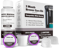 Kit de maintenance de nettoyage des soins Brewer Keurig 3 mois Kit de maintenance de nettoyage des soins Brewer Keurig 3 mois