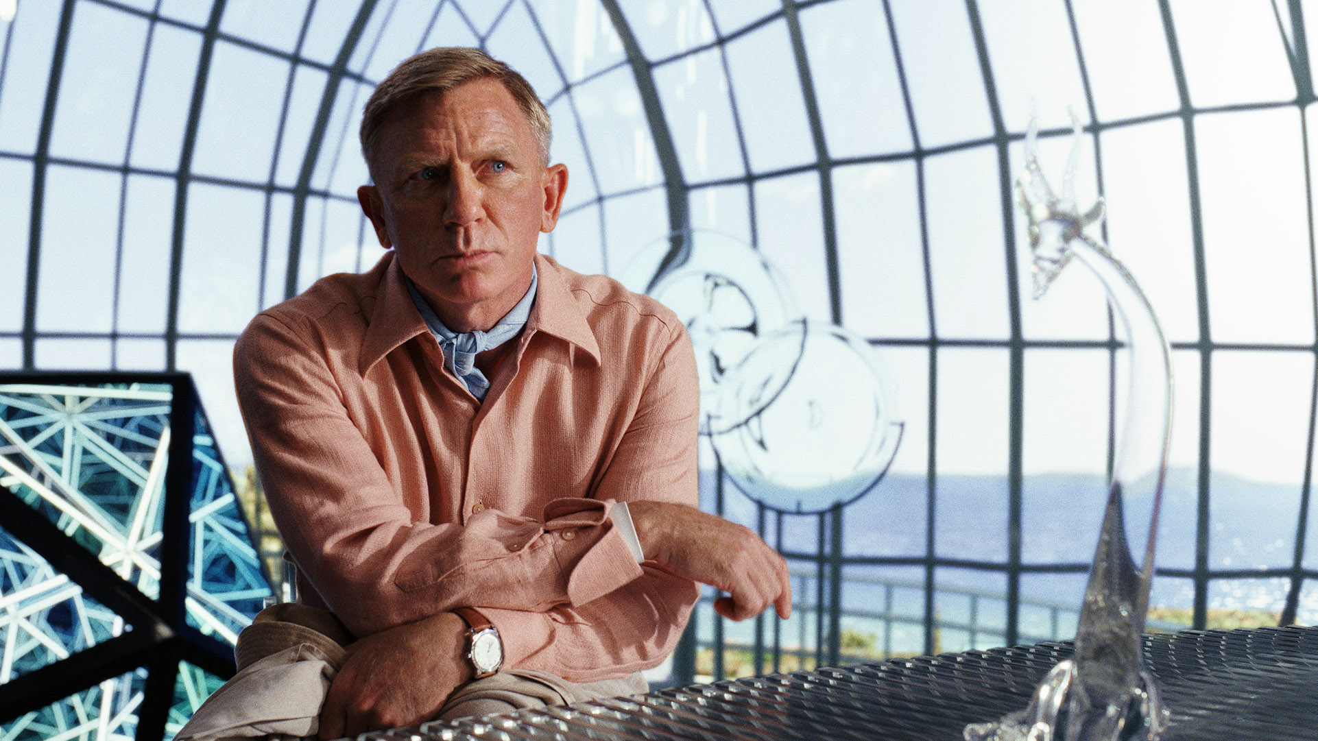 Daniel Craig comme Benoit Blanc dans Glass Onion: A Knives Out Mystery