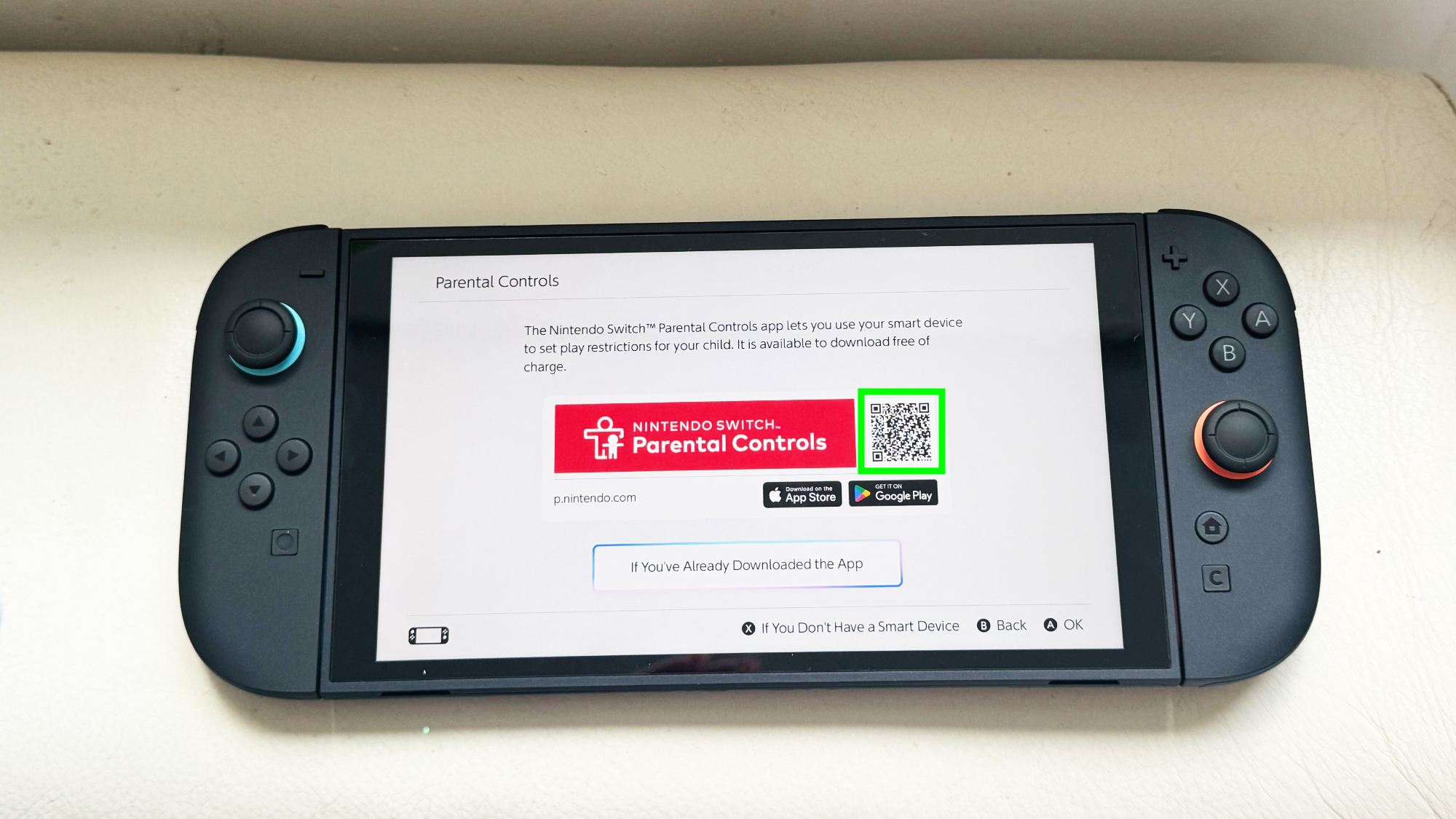 Application de commandes parentales de commutation 2