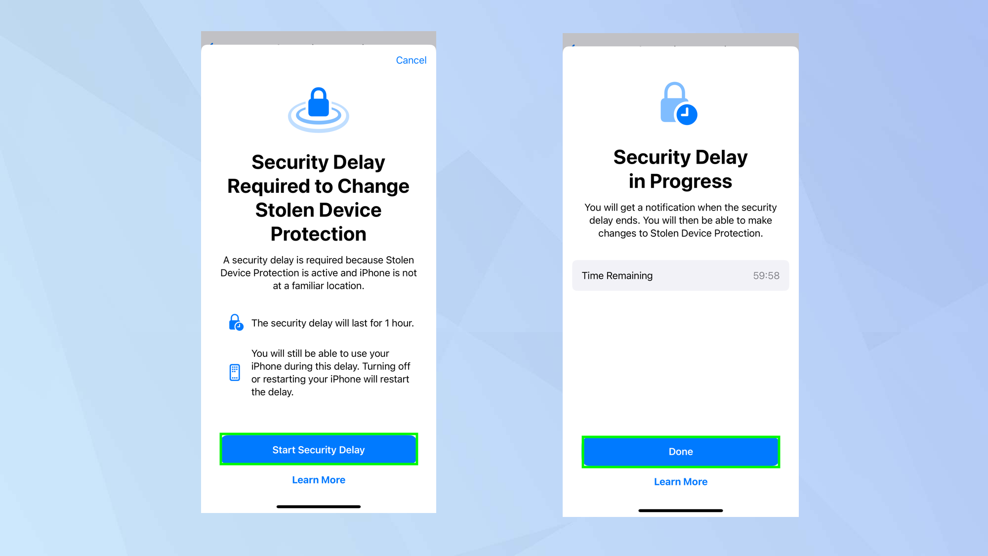 Comment utiliser la protection des périphériques volés sur iPhone