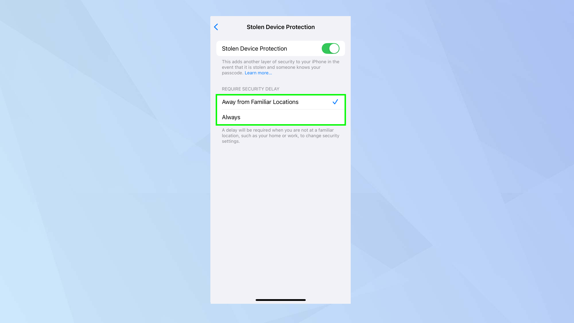 Comment utiliser la protection des périphériques volés sur iPhone