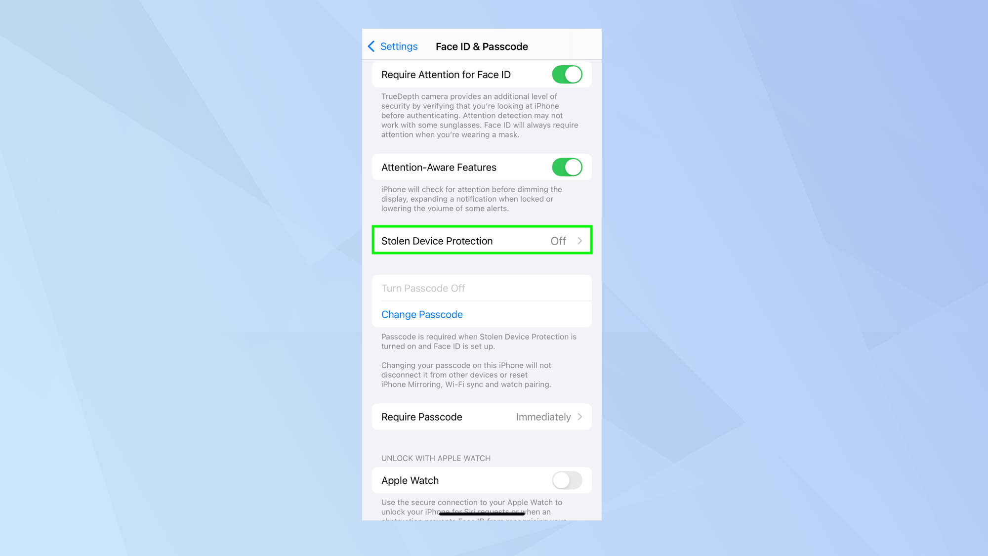 Comment utiliser la protection des périphériques volés sur iPhone
