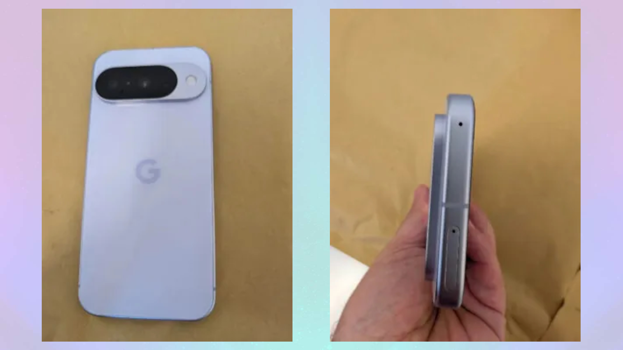 Unité factice de pixel 10 apparente avec plateau de carte SIM