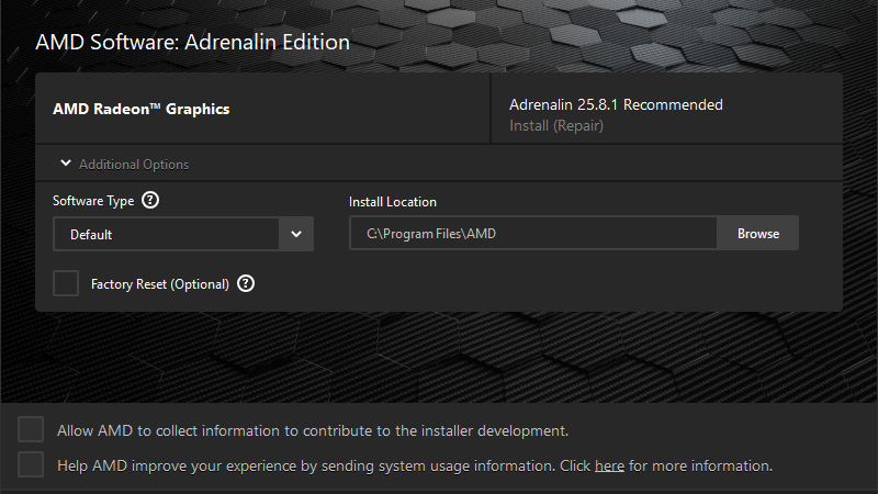 Captures d'écran montrant comment mettre à jour les pilotes NVIDIA et AMD