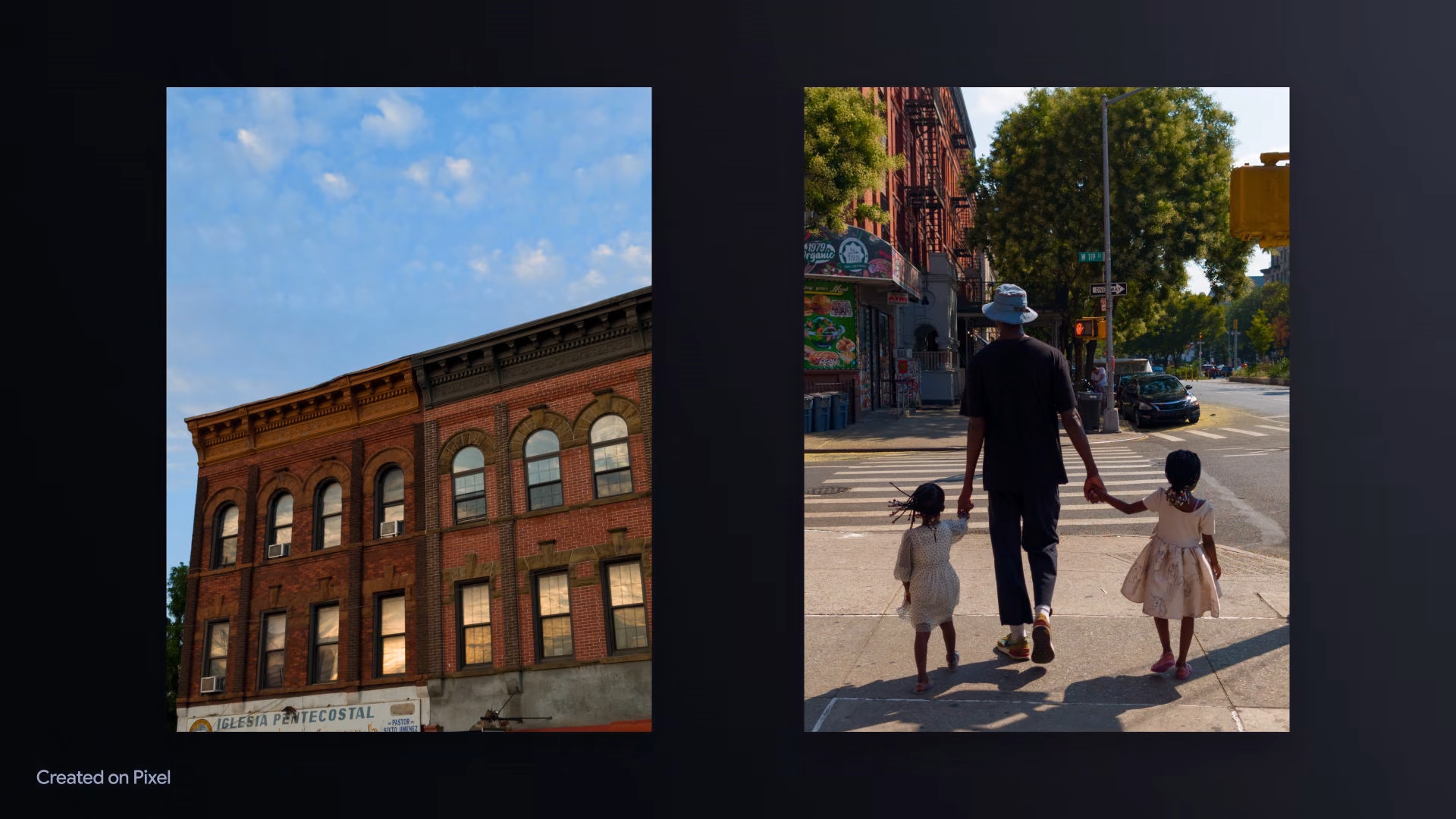Exemples de photos prises sur Pixel