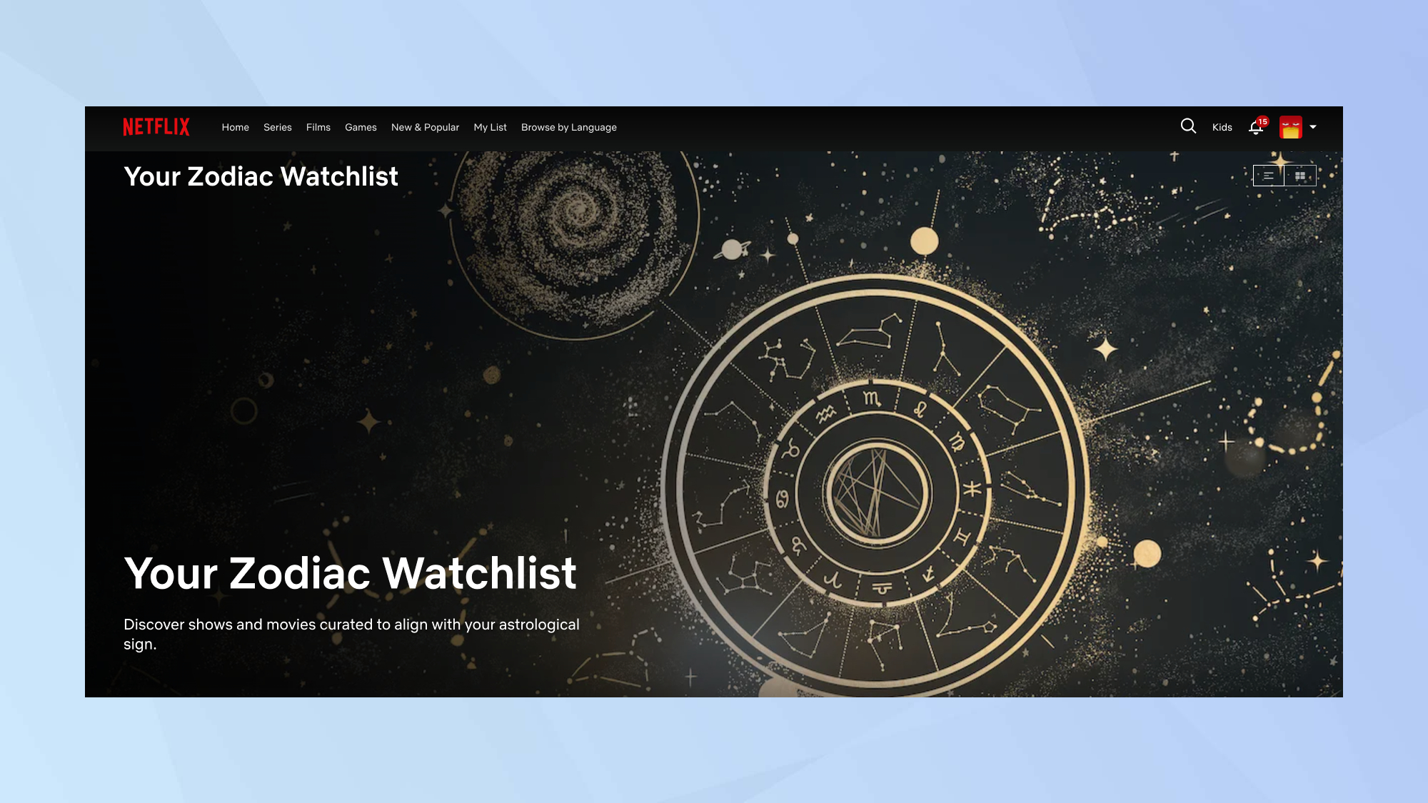 Netflix votre liste de surveillance Zodiac