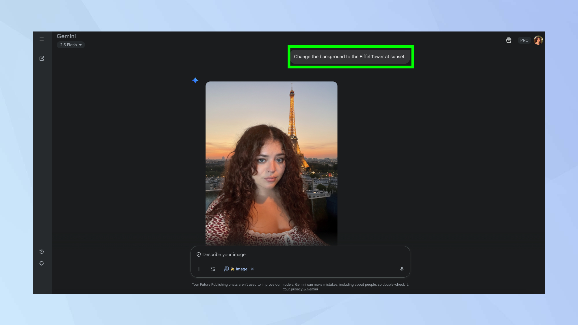 Gemini Nano Banana Background Modition