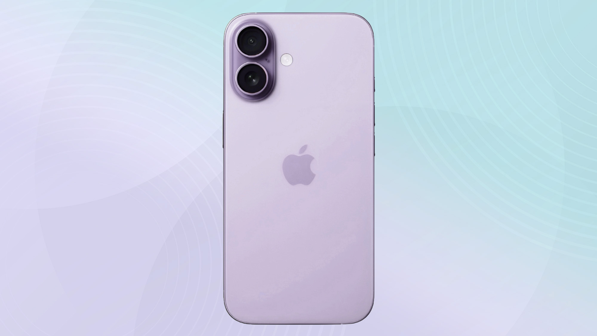 Un rendu présumé de l'iPhone 17 en violet