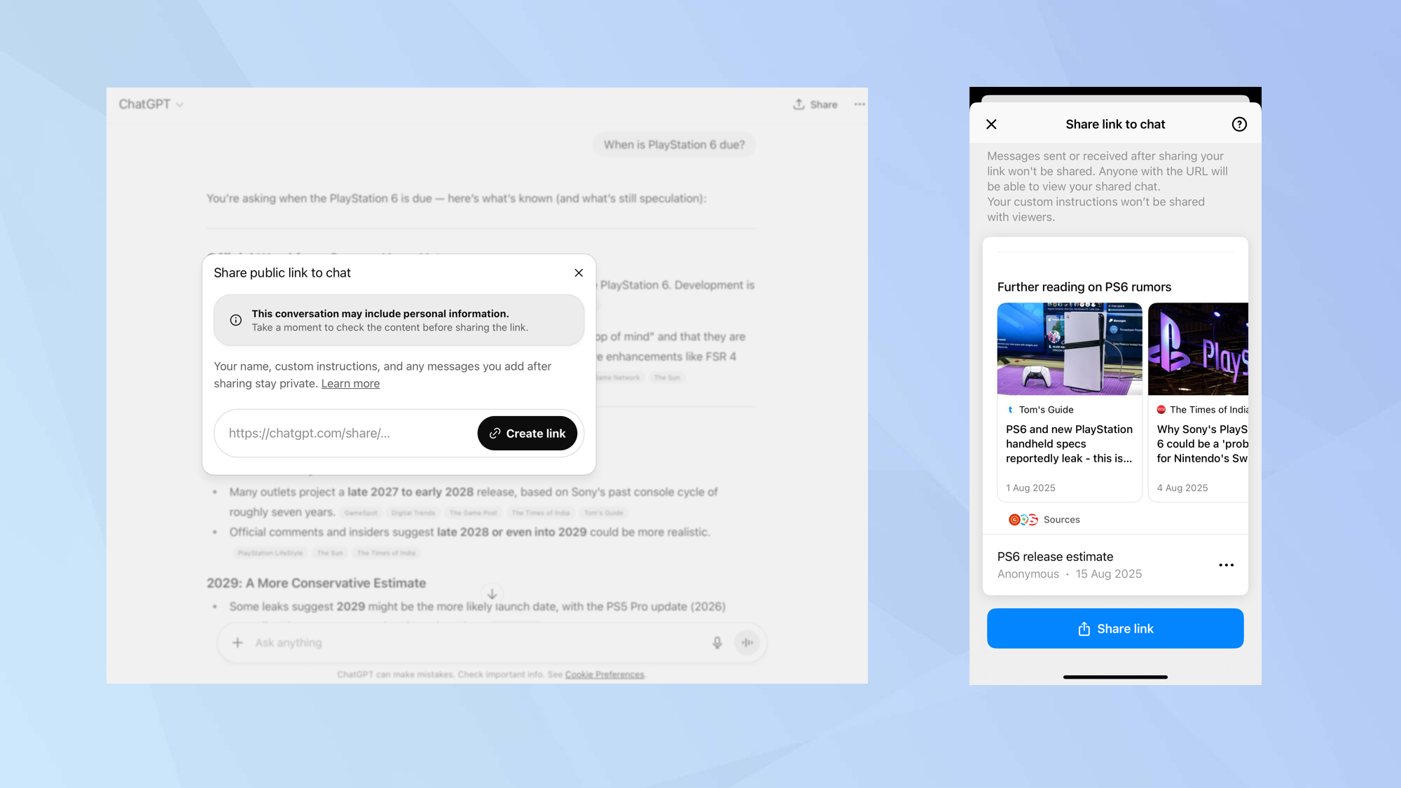Comment partager et gérer vos chats Chatgpt pour assurer la confidentialité