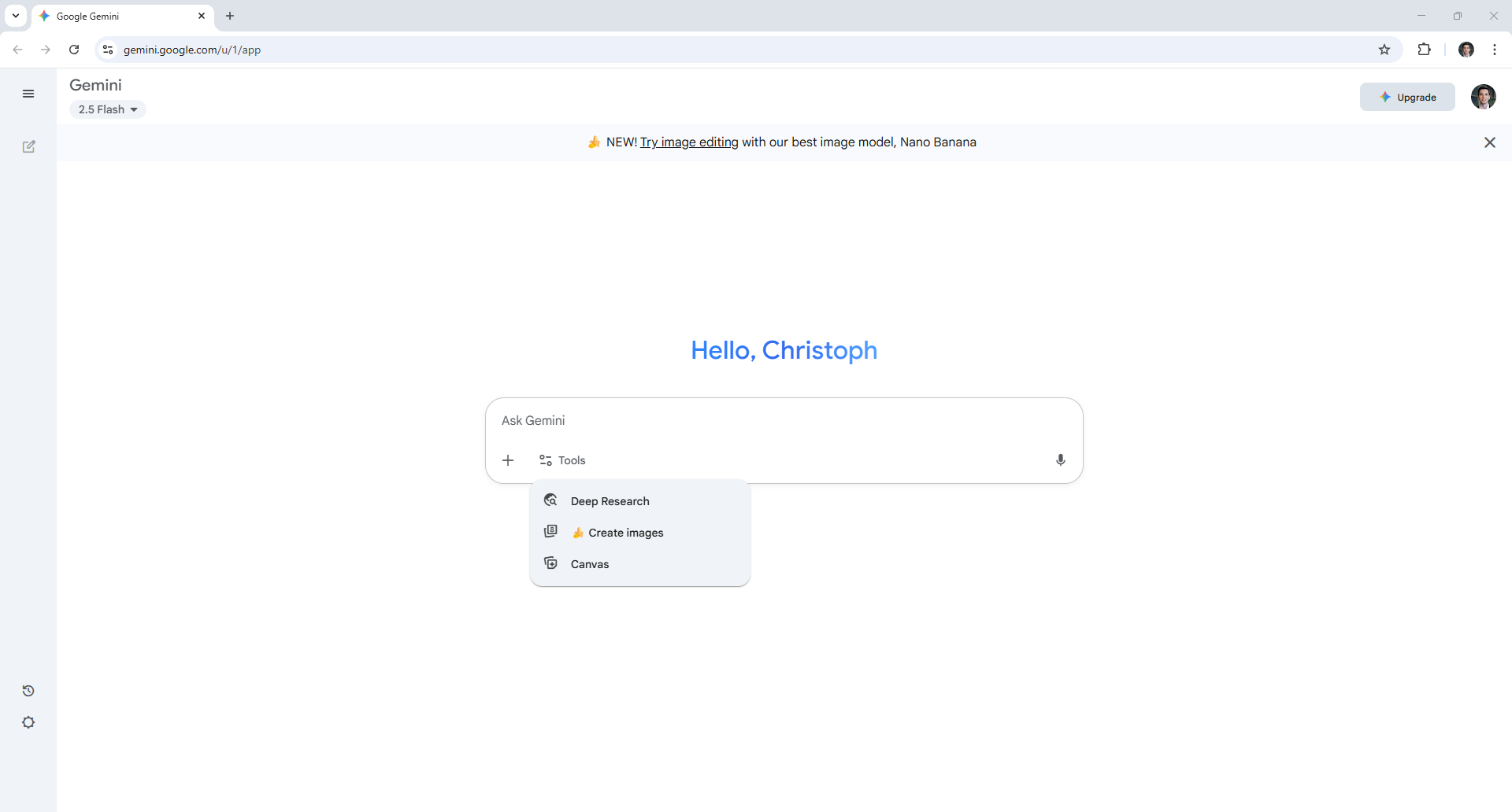 Nano banane étape par étape