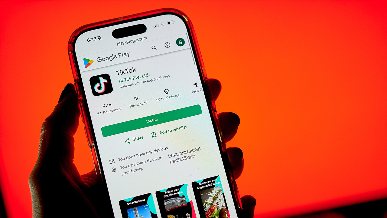 Application tiktok sur Google Play Store