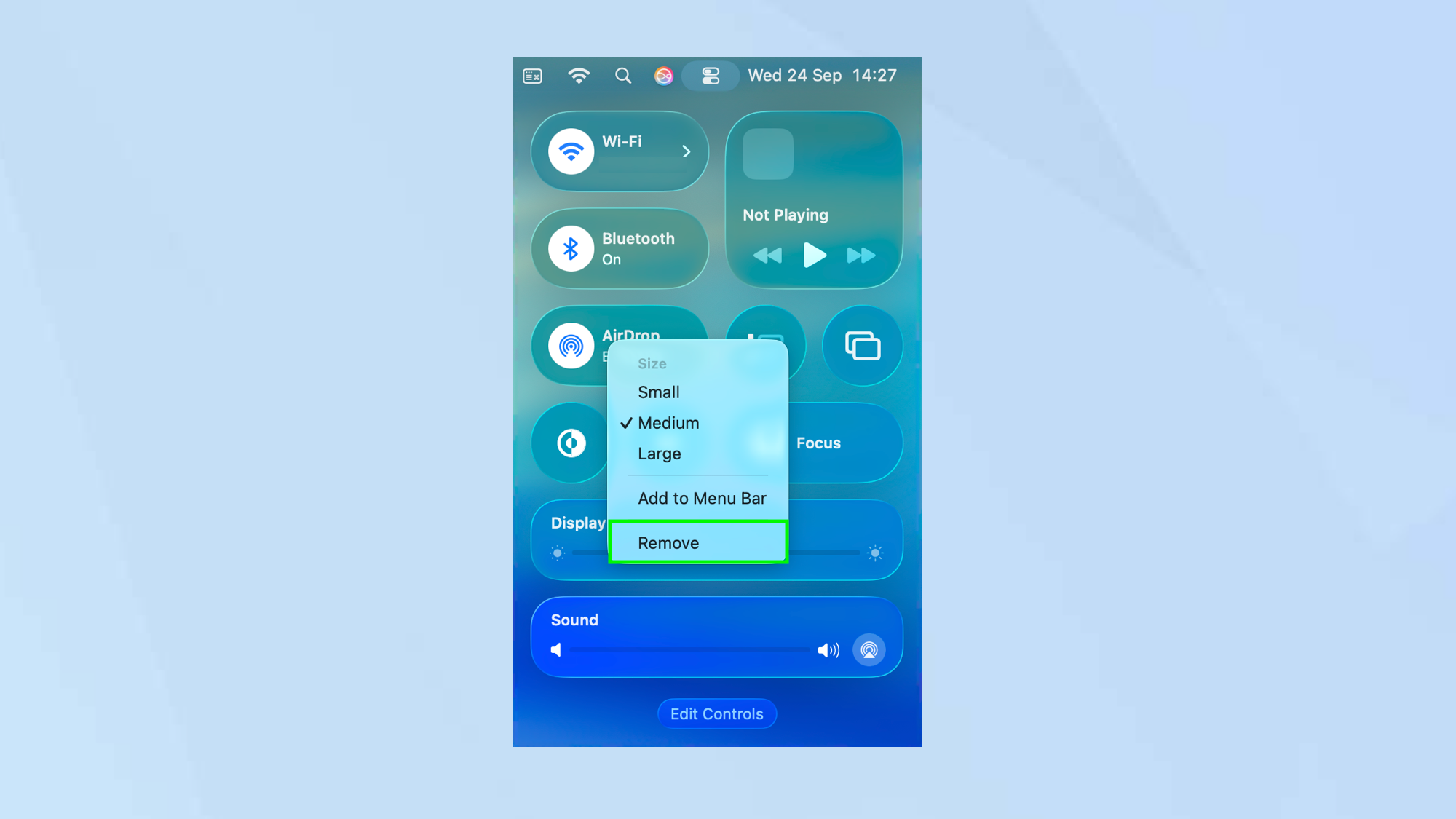 Comment personnaliser le centre de contrôle dans MacOS Tahoe