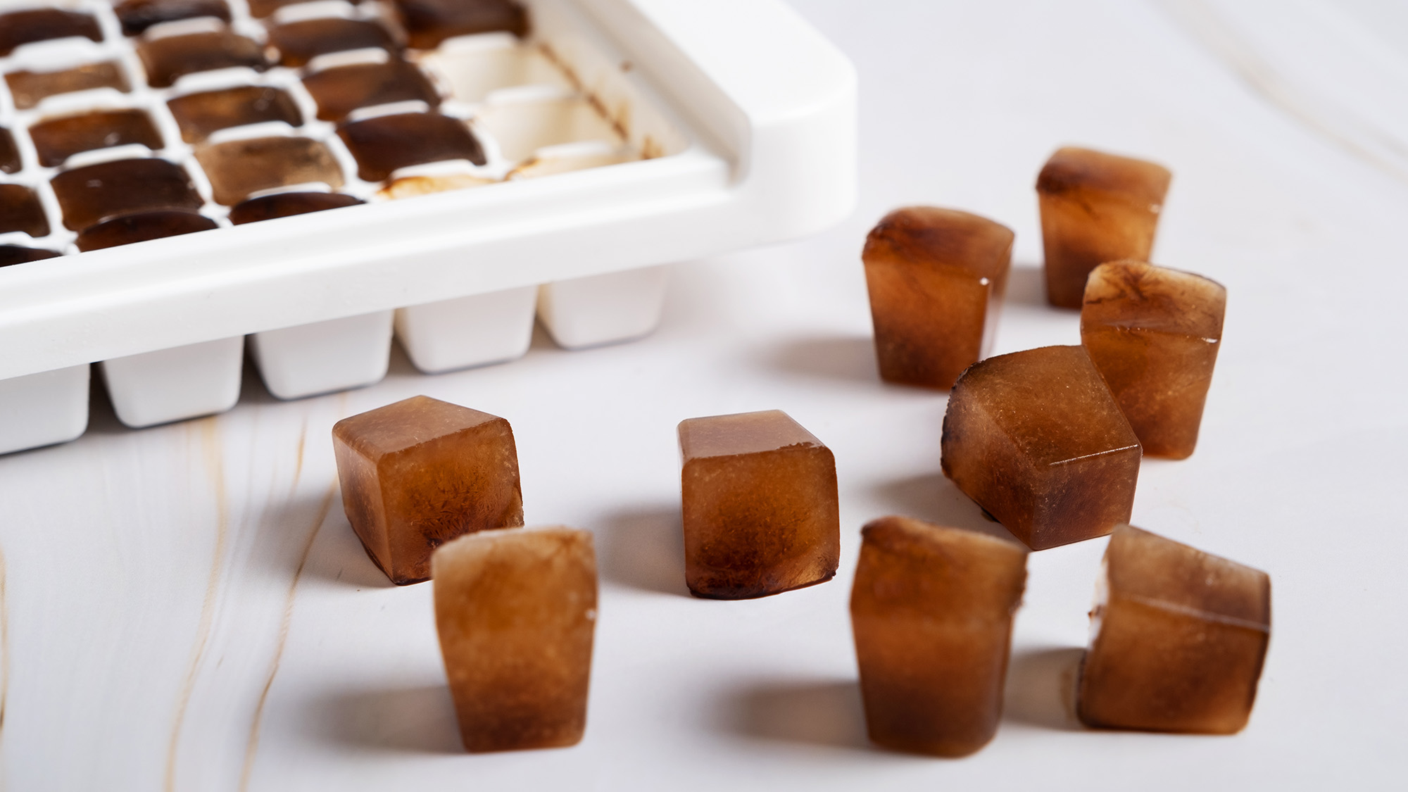 Cubes de café glacés