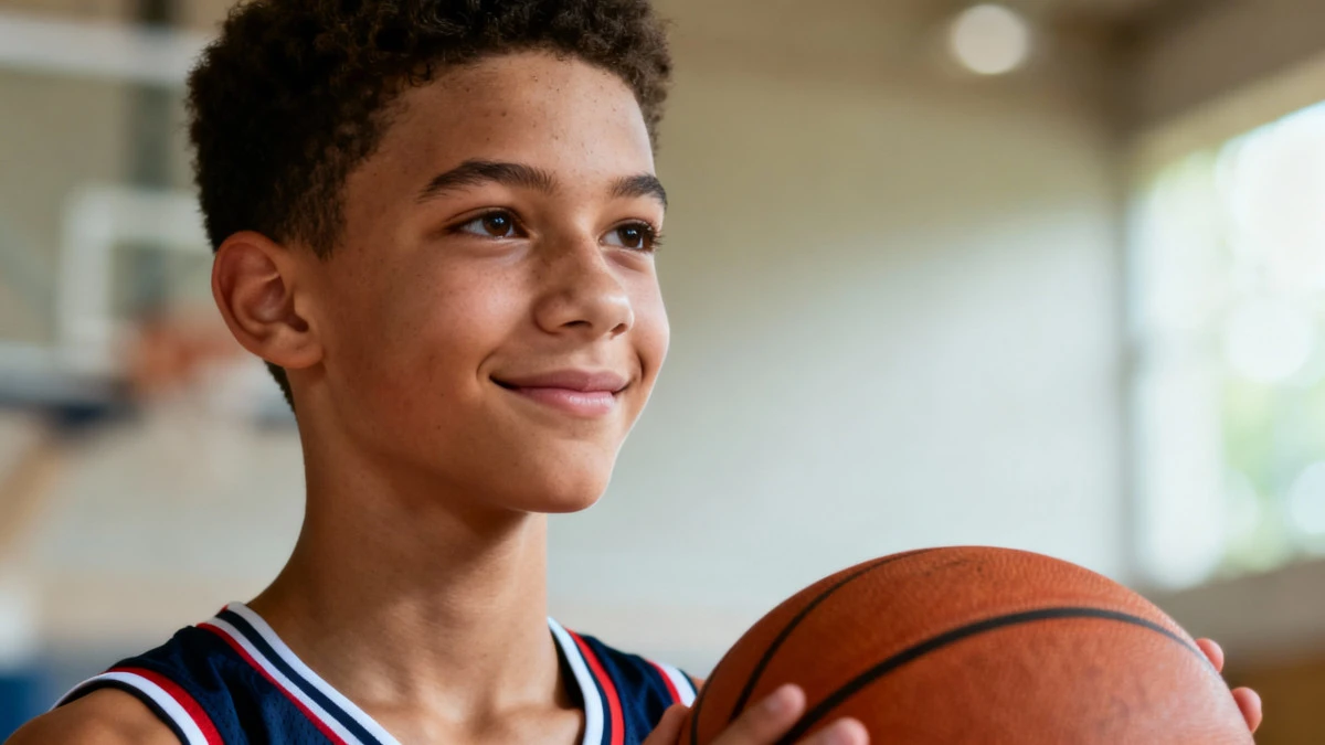 À seulement 14 ans, ce prodige du basket bat déjà tous les records de taille et rêve d’anonymat image-32445