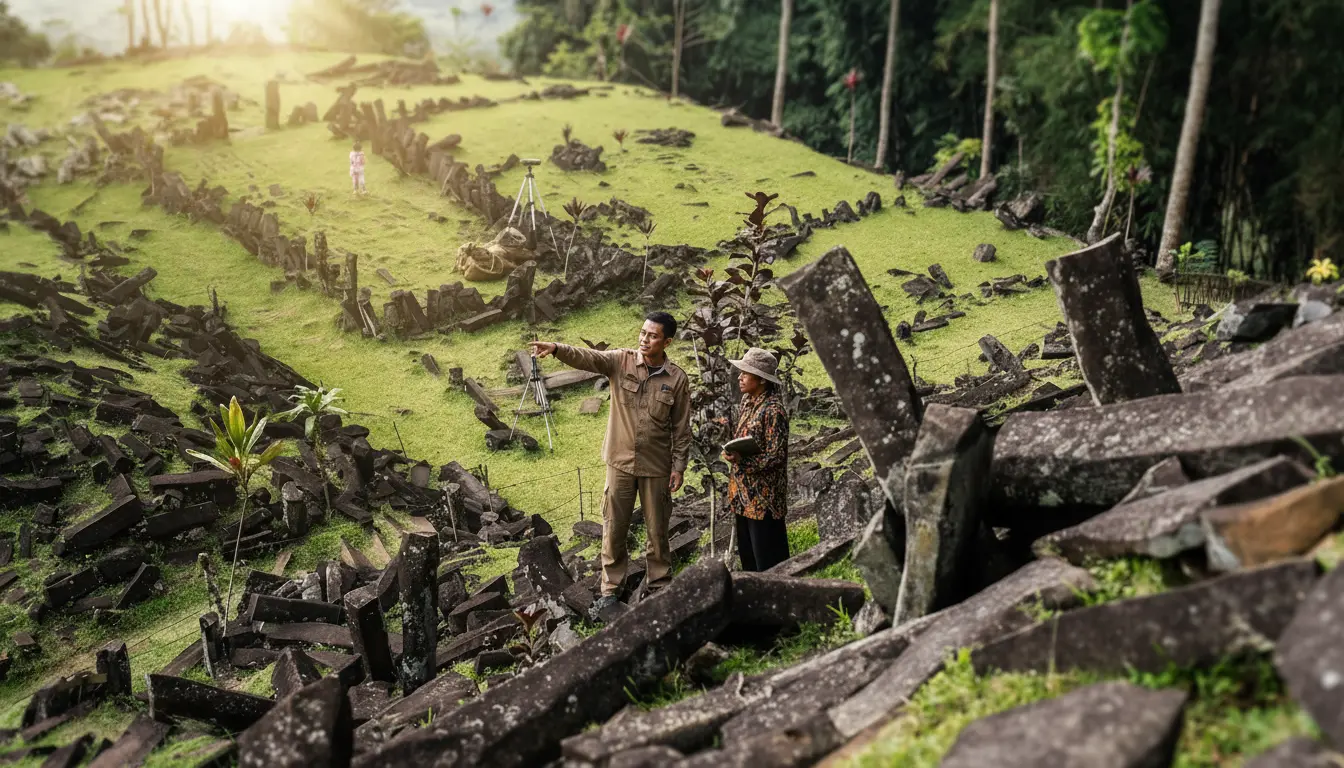 La pyramide de Gunung Padang bouscule toutes les certitudes : sa base n’aurait pas été façonnée par l’homme, selon une étude scientifique image-32216