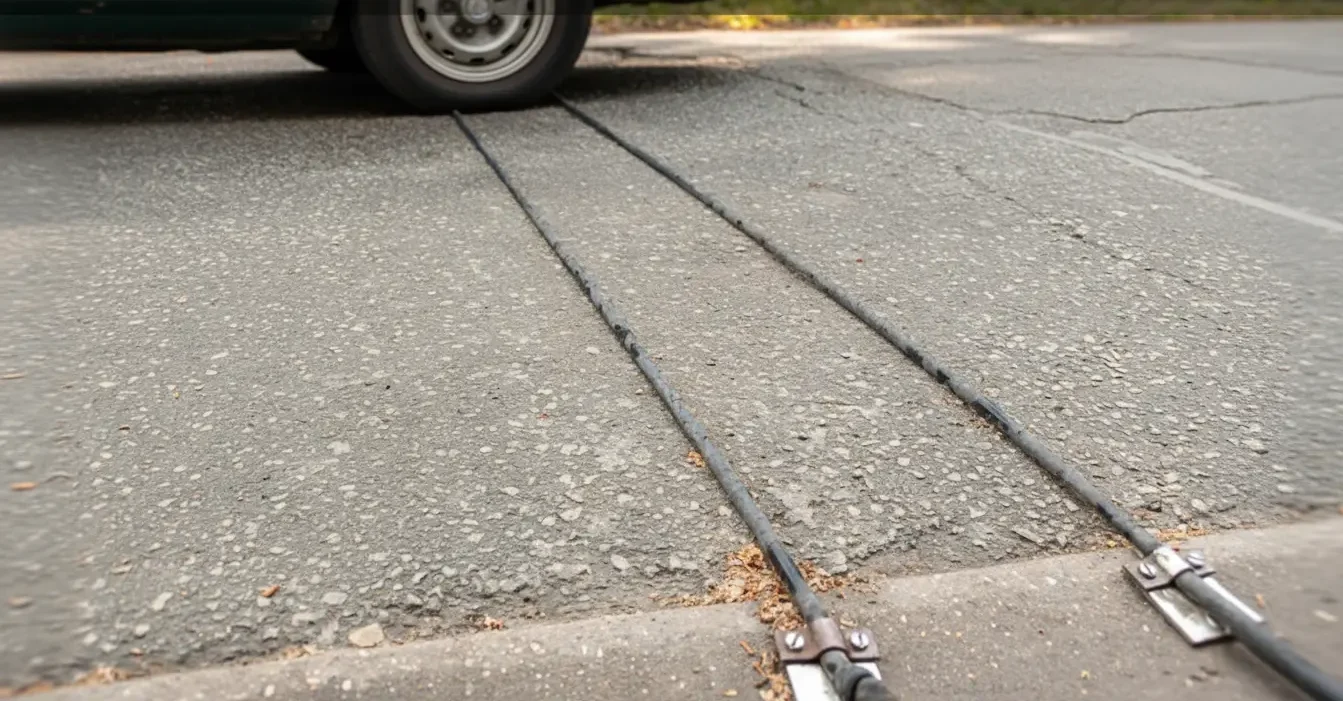 Vous avez vu ces câbles noirs sur la route ? Leur utilité va vous étonner image-32294