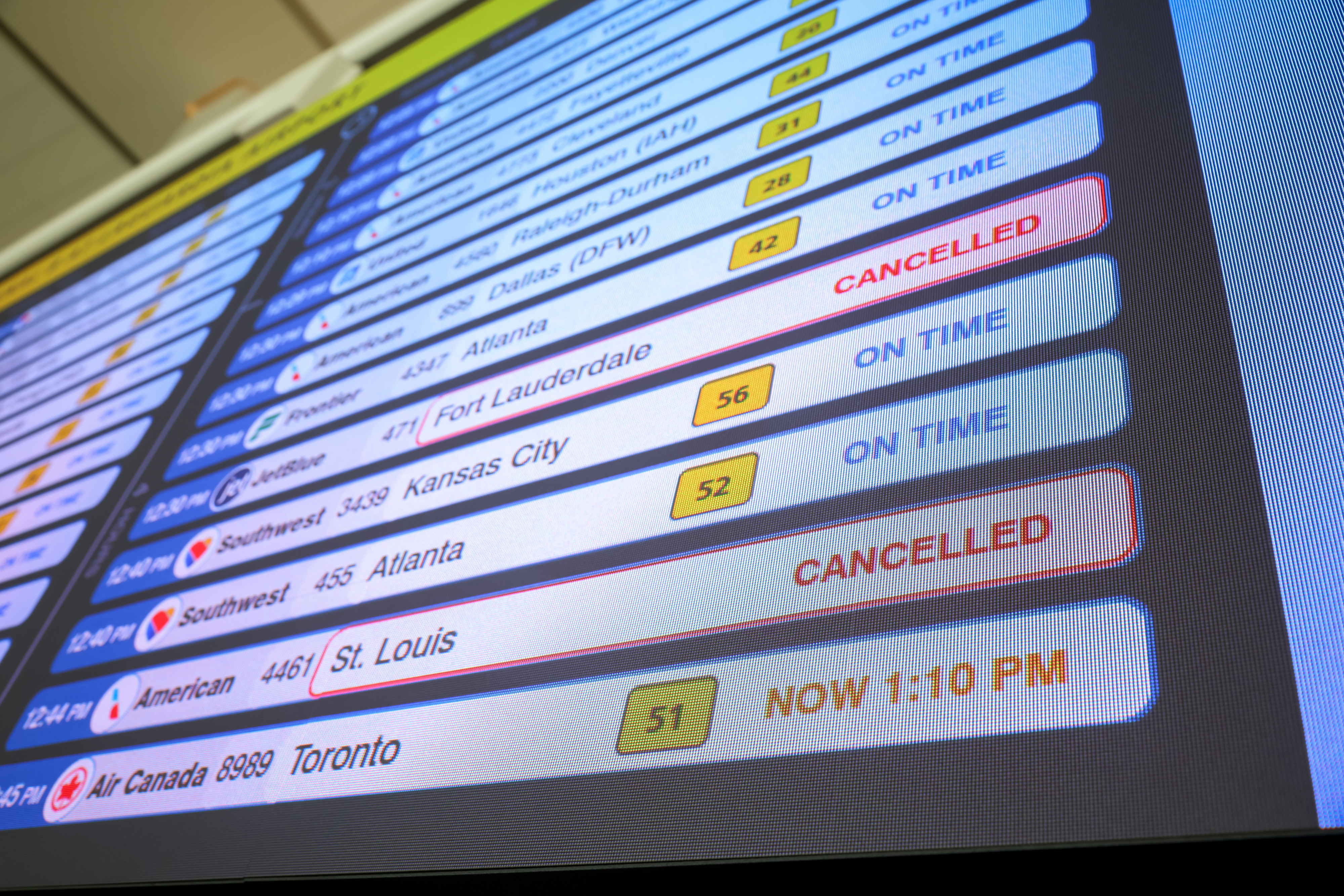 Scènes d'aéroports